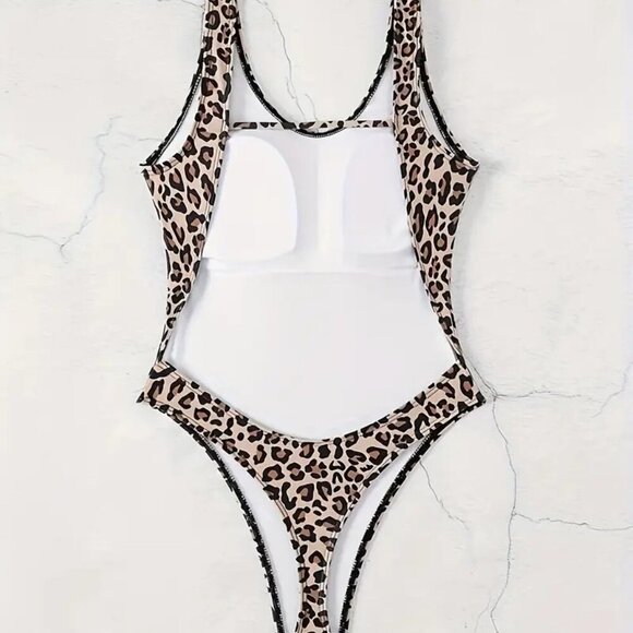 One Piece Backless High Cut Bathing Suits (Color: Mixed Color) - Picture 3 of 4